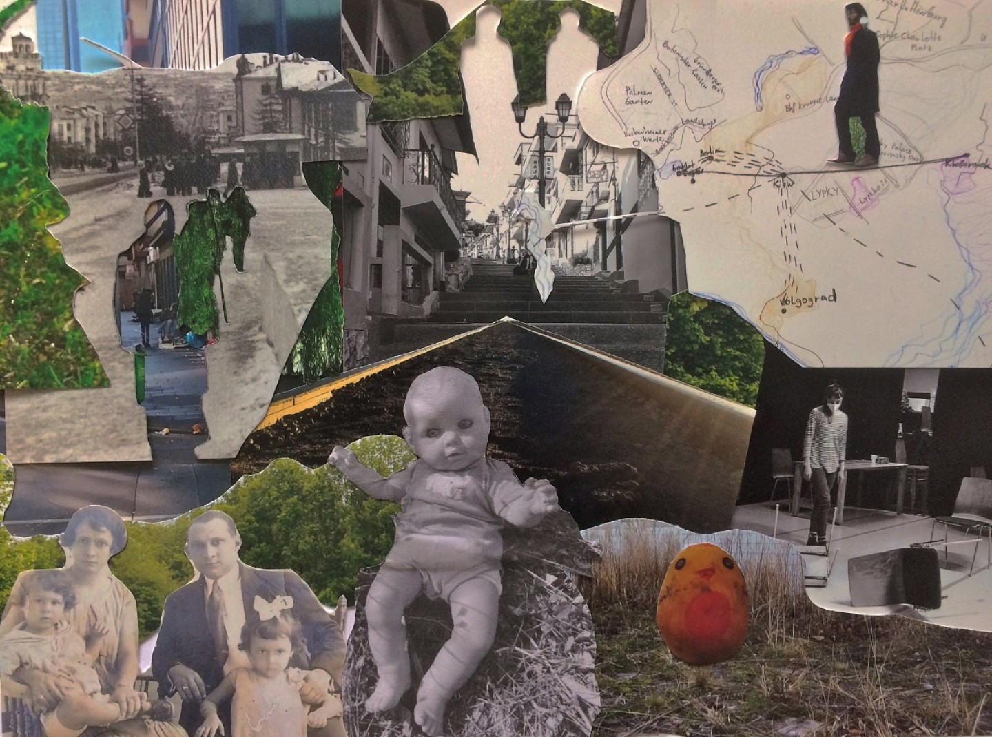 Collage by Olga Popova_Daydreaming the Archive - Kopie
